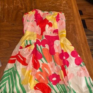 Lilly Pulitzer strapless sundress